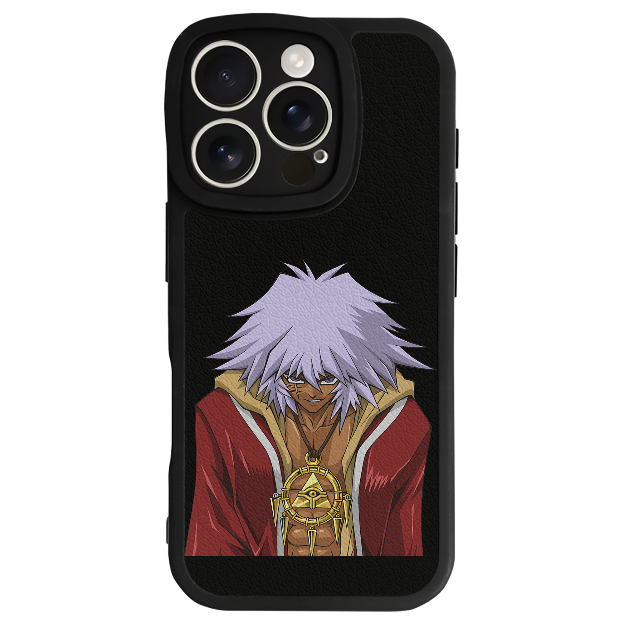 遊☆戯☆王 Yu-Gi-Oh! 【iPhone 16シリーズ対応】シリコンスマホケース（レザー調） 材質：シリコン